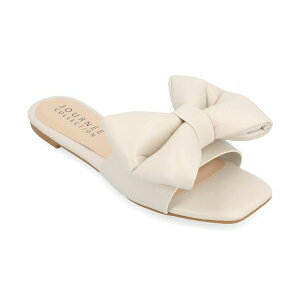 W[j[RNV fB[X T_ V[Y Women's Fayre Wide Width Oversized Bow Slip On Flat Sandals Sand