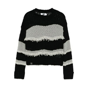 �C�Y�G ���f�B�[�X T�V���c �g�b�v�X Knitted top Black
