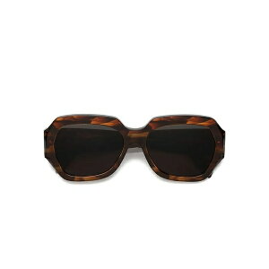 ���g���X�[�p�[�t���[�`���[ �����Y �T���O���X�E�A�C�E�F�A �A�N�Z�T���[ Geometric tortoiseshell sunglasses Brown