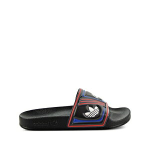 �A�f�B�_�X �����Y �T���_�� �V���[�Y Adilette core black/grey six/collegiate royal slides Black