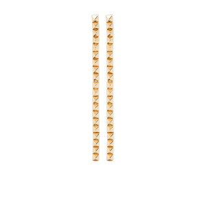 �G�f�B�[�{���S ���f�B�[�X �s�A�X���C�������O �A�N�Z�T���[ Pyramid drop earrings Gold