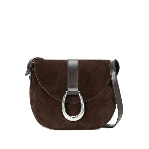 �X�e�D�h ���f�B�[�X �V�����_�[�o�b�O �o�b�O Bella saddle suede cross body bag Brown