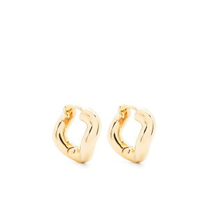 �V�������b�g�E�V�F�l ���f�B�[�X �s�A�X���C�������O �A�N�Z�T���[ Petit wave loop earrings Gold