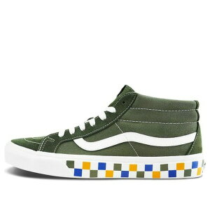 Vans �o���Y �����Y �X�j�[�J�[ �yVans Sk8-Mid Reissue Dark Green Unisex VN0A391F2BN�z �T�C�Y US_8.5(26.5cm)