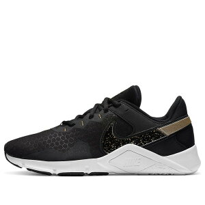 Nike �i�C�L ���f�B�[�X �X�j�[�J�[ �y(WMNS) Nike Legend Essential 2 Premium 'Black White Gold' CZ3668-001�z �T�C�Y US_7(24.0cm)
