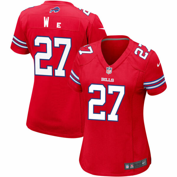 ナイキ レディース ユニフォーム トップス Buffalo Bills Nike Women´s Alternate Custom Game Jersey Red