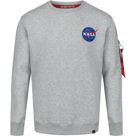 【送料無料】 アルファインダストリーズ メンズ ニット&セーター アウター Space Shuttle Sweater Grey
