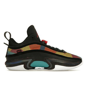 Jordan �W���[�_�� �����Y �X�j�[�J�[ �yJordan 36 Low Black Multi-Color�z �T�C�Y US_11(29.0cm) Black/Washed Teal/Vivid Sulfur/Rush Pink