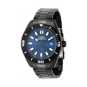 CrN^ Y rv ANZT[ Men's 46320 Pro Diver Quartz 3 Hand Blue Dial Watch Blue
