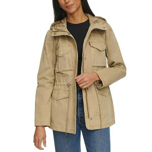 [oCX fB[X WPbgu] AE^[ Women's Lightweight Washed Cotton Military Jacket Safari
