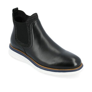 @Z Jpj[ Y u[c V[Y Men's Hartwell Tru Comfort Foam Pull-On Round Toe Chelsea Boot Black