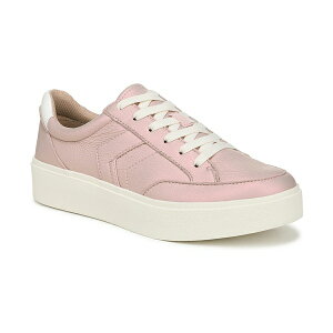 hN^[EV[ fB[X Xj[J[ V[Y Women's Madison-Lace Closed Round Toe Lace Up Platform Sneakers Pink Faux Leather