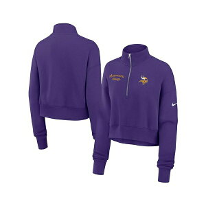 �t�@�i�e�B�N�X ���f�B�[�X �J�b�g�\�[ �g�b�v�X Nike Women's Purple Minnesota Vikings Primetime Phoenix Half-Zip Sweatshirt Purple