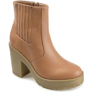 W[j[RNV fB[X u[c V[Y Women's Riplee Platform Lug Sole Booties Tan