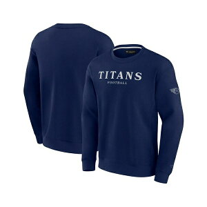 �t�@�i�e�B�N�X ���f�B�[�X �p�[�J�[�E�X�E�F�b�g�V���c �A�E�^�[ Men's and Women's Navy Tennessee Titans Elements Unlimited Fleece Pullover Sweatshirt Navy