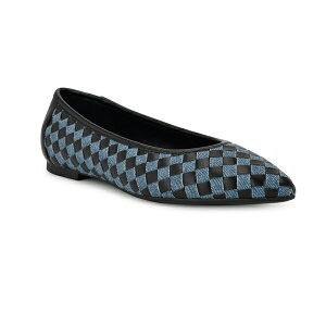 iCEFXg fB[X T_ V[Y Women's Largo Slip-On Dress Flats Black/Blue Denim