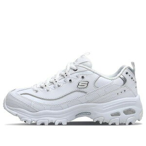Skechers �X�P�b�`���[�Y ���f�B�[�X �X�j�[�J�[ �y(WMNS) Skechers D lites Silver/White 11979-WSL�z �T�C�Y US_5(22.0cm)