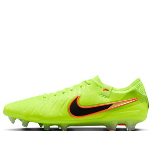 Nike �i�C�L �����Y �X�j�[�J�[ �yNike Tiempo Legend 10 Elite FG 'Volt Black' DV4328-701�z �T�C�Y US_M_13