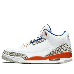 Air Jordan �W���[�_�� �����Y �X�j�[�J�[ �yAir Jordan 3 Retro 'Knicks' 136064-148�z �T�C�Y US_8(26.0cm)