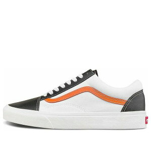 Vans �o���Y �����Y �X�j�[�J�[ �yVans Old Skool Sneakers 'White Black Orange' VN0A5KRF93U�z �T�C�Y US_5(23.0cm)