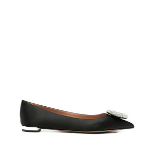 �A�N�A�Y�[�� ���f�B�[�X �p���v�X �V���[�Y Crystal hoop embellished flat pumps Black