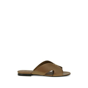 �����s�A�[�i ���f�B�[�X �T���_�� �V���[�Y Vera crossover mules Brown