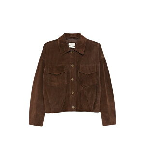 ���B�R�� ���f�B�[�X �W���P�b�g���u���]�� �A�E�^�[ Pocket button jacket Brown