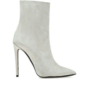 �t�B���b�v�v���C�� ���f�B�[�X �u�[�c �V���[�Y 120mm monogram satin boots Neutrals