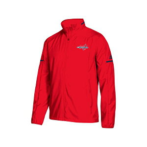 �A�f�B�_�X �����Y �W���P�b�g���u���]�� �A�E�^�[ X nhl washington capitals zip-up jacket Red
