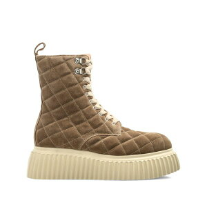 �G�[�W�[�G�� ���f�B�[�X �X�j�[�J�[ �V���[�Y Elsa quilted sneakers Brown