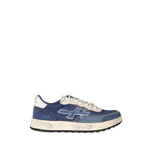 �v���~�A�[�^ �����Y �X�j�[�J�[ �V���[�Y Nous 8067 appliqu?? panelled sneakers Blue