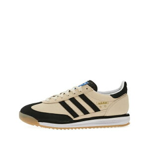 �A�f�B�_�X �����Y �X�j�[�J�[ �V���[�Y Three-stripe leather trainers Neutrals