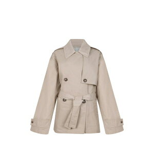 �J���o���N���C�� ���f�B�[�X �W���P�b�g���u���]�� �A�E�^�[ Buttoned belted jacket Neutrals