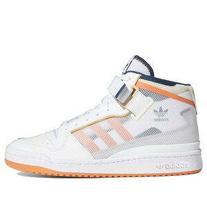 adidas �A�f�B�_�X �����Y �X�j�[�J�[ �yadidas Forum Mid TT 'White Acid Orange' FY4707�z �T�C�Y US_5.5(23.5cm)