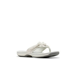 N[NX fB[X T_ V[Y Cloudsteppers Women's Breeze Opal Slip-On Sandals White