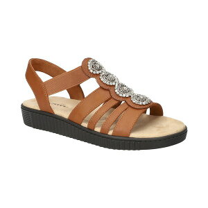 C[W[Xg[g fB[X T_ V[Y Women's Samira Slip-On Platform Sandals Luggage