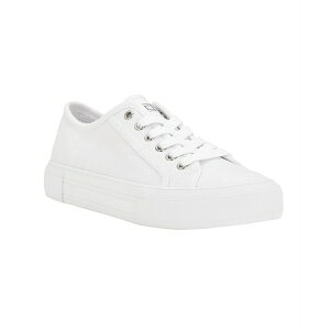 g~[ qtBK[ fB[X Xj[J[ V[Y Women's Alessy Casual Lace Up Sneakers White Logo Multi
