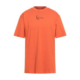 【送料無料】 カール カナイ メンズ Tシャツ トップス T-shirts Orange