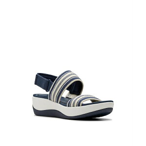 N[NX fB[X T_ V[Y Women's Arla Stroll Slip-On Slingback Sandals Navy Multi Textile