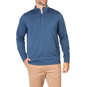 e[[o[h Y jbg&Z[^[ AE^[ Men's Luxe Performance Fleece Quarter Zip Indigo blue