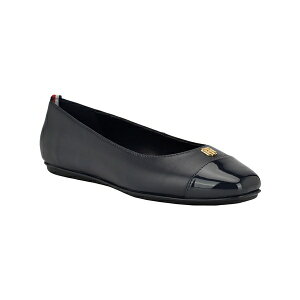 トミー ヒルフィガー レディース サンダル シューズ Women's Bekim Cap Toe Ballet Flats Dark Blue