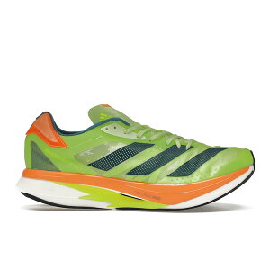 adidas �A�f�B�_�X �����Y �X�j�[�J�[ �yadidas Adizero Adios Pro 2 Pulse Lime Flash Orange�z �T�C�Y US_M_4.5 Pulse Lime/Real Teal/Flash Orange