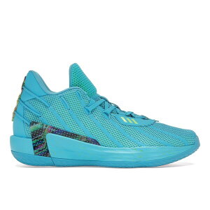 adidas �A�f�B�_�X �����Y �X�j�[�J�[ �yadidas Dame 7 Jam Fest�z �T�C�Y US_7.5(25.5cm) Signal Cyan/Team Shock Pink/Team Solar Green