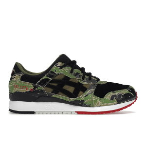 ASICS �A�V�b�N�X �����Y �X�j�[�J�[ �yASICS Gel-Lyte III atmos Green Camo�z �T�C�Y US_11.5(29.5cm) Black/Green-Red