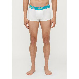 ヴェルサーチ メンズ サンダル シューズ UNDERPANTS LOW RISE TRUNK TOPEKA NEW LOGO - Trunks - bianco/dark sea green