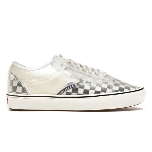 Vans �o���Y �����Y �X�j�[�J�[ �yVans ComfyCush Slip-Skool Checkerboard Clear�z �T�C�Y US_7.5(25.5cm) Black/White