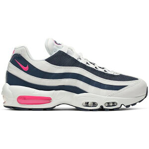 Nike �i�C�L �����Y �X�j�[�J�[ �yNike Air Max 95 Marine Day Blue�z �T�C�Y US_8(26.0cm) White/Pink Blast-Midnight Navy