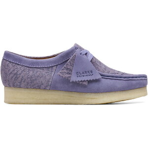 Clarks �N���[�N�X ���f�B�[�X �X�j�[�J�[ �yClarks Originals Wallabee Boot Purple (Women's)�z �T�C�Y US_7.5(24.5cm) Purple