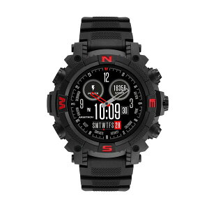 A[~g Y rv ANZT[ Connect Sync Black TPU Smartwatch, 53mm Black