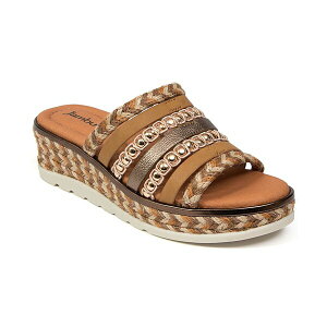 Wu[ fB[X T_ V[Y Women's Dahlia Casual Slip-On Sandals Tan Multi